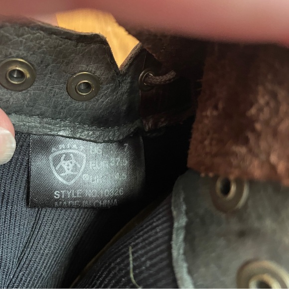 Ariat Roper laced up boots horse hair tassel 7 - Picture 10 of 10